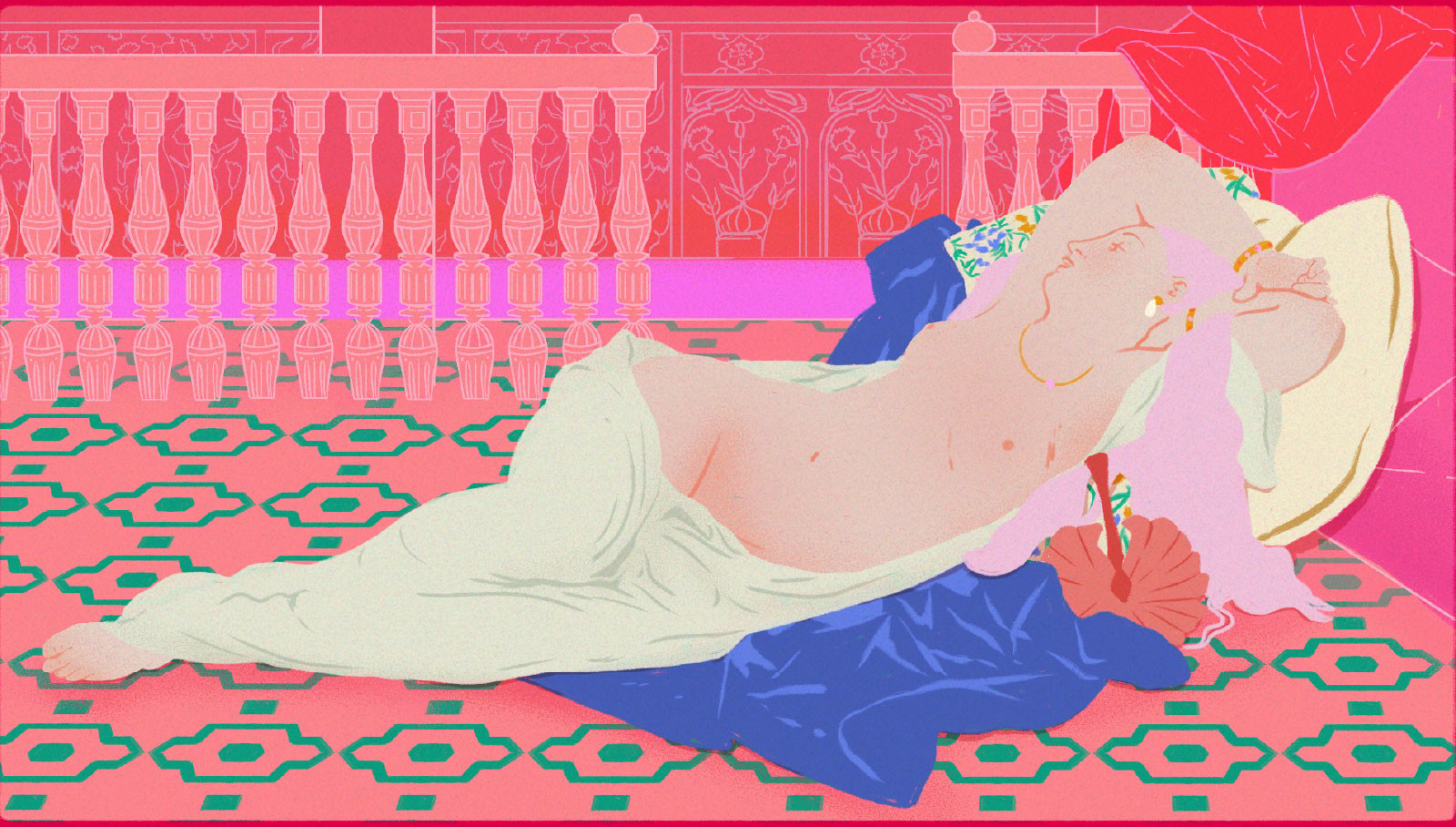 Pink Odalisque